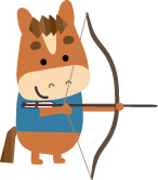 年賀状イラスト 弓道