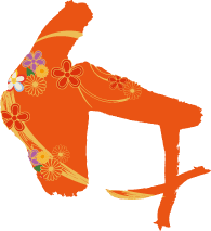 年賀状イラスト 午デザイン文字3