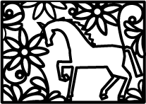 年賀状 午のイラスト43